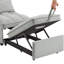 Chaise longue capitonnée sans accoudoirs Accent-1694022837