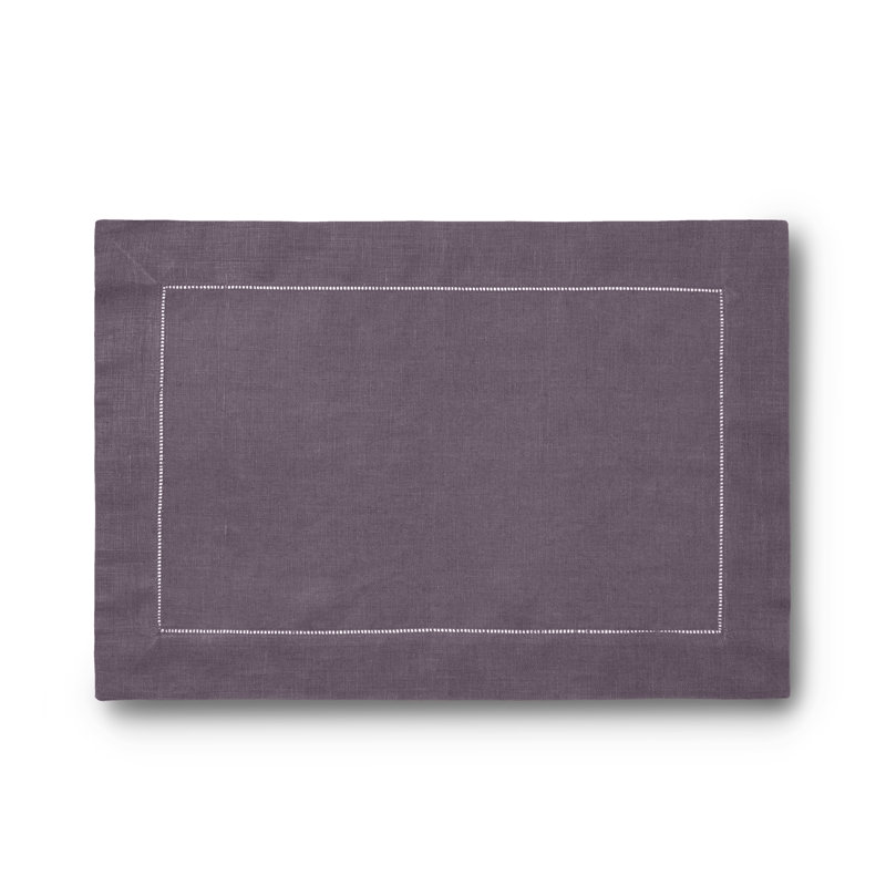 Festival Linen Rectangle Placemats, Violet