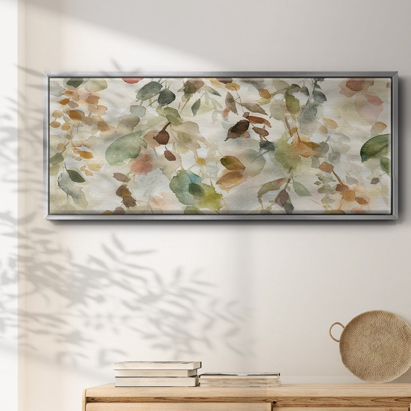 Fall Cascade- Framed Canvas, 20" H x 50" W