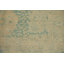 Tapis floral teint à la main bleu 5 x 7 Ziegler