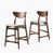Light Beige Seat/ Walnut Frame est en rupture de stock