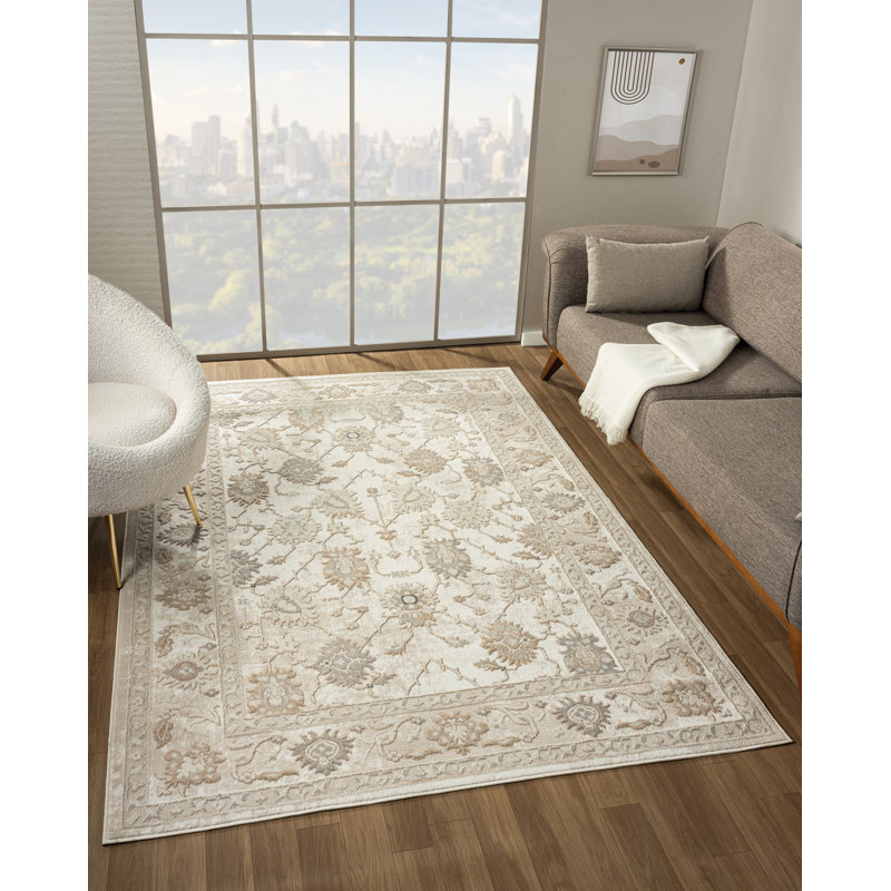 United Weavers Crockett Gem Beige Area Rug, 2'7" x 7'4"