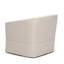Fauteuil pivotant en jupe de lin Earl