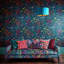  Papier peint Clarissa Hulse Summer Border Verdigris -508601511