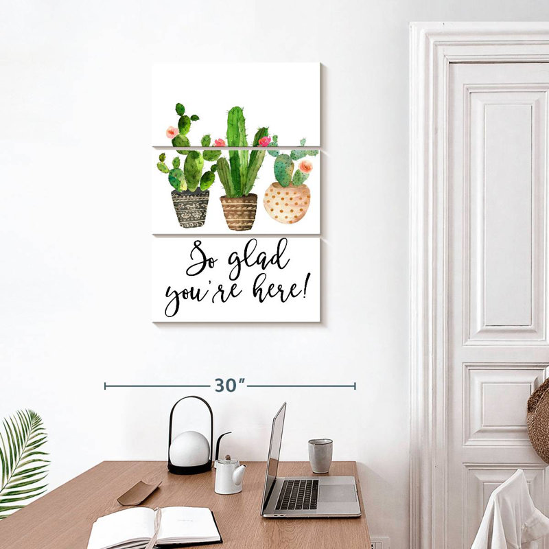 Harnek So Glad You're Here, 32" H x 20" W