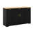 Modern Storage Sideboard With Door W/Storage Rack, Kitchen Island With Adjustable Shelves, 3-Tier Pull-Out Rack And Drawer-1024027346