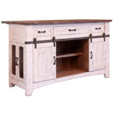 Greenview Solid Wood Kitchen Island