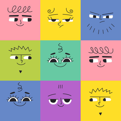 Heliodor " Faces Pattern "
