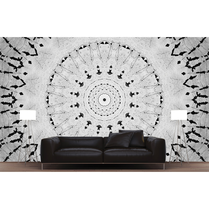 Murale 8 panneaux l 8 pi x l 144 po kaléidoscope Bumgarner
