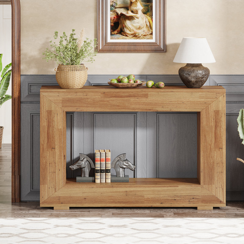 Breisch 47.2'' Console Table, Light Brown