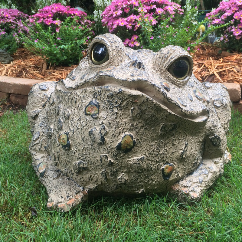 Statue de jardin «Jumbo» Toad Hollow Classic, Brun naturel