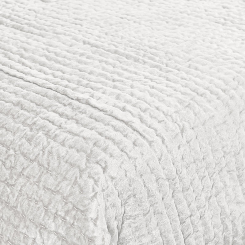 Bari 2-Piece Velvet Rayon Quilt Set