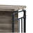 36.32 In. High Counter Height Table In Gray And Oak With Shelves Oak, 120.87 Lb Product Weight