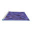Tapis 100% à motifs lavables à la machine 2989 Pat2815 BLU-68243707