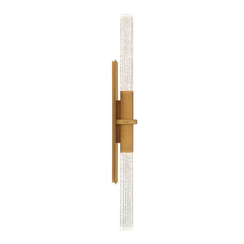Cinema LED Armed Sconce, Aged Brass
