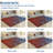 Abstract Living Room Rugs 9x12 Washable Non Slip Bedroom Nursery Rugs Modern Stain Resistant Under Table Carpet for Dining Room Office Floor Cover for Home Decor Red Blue-1330394186-1330394166