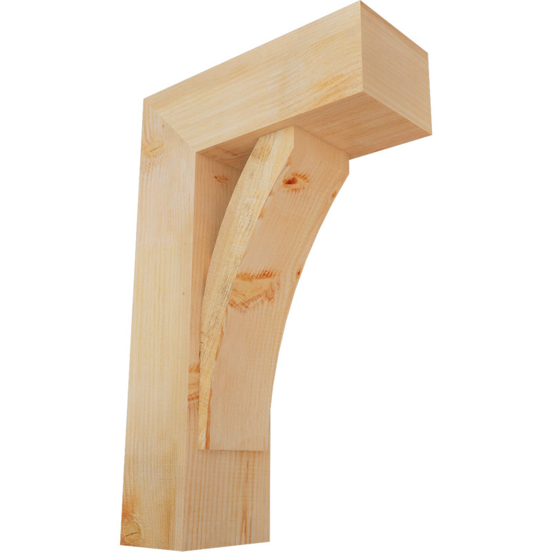 Support de bloc Thorton avec entretoise décalée, 32 x 20, Sapin Douglas de l 8 po (scié brut)