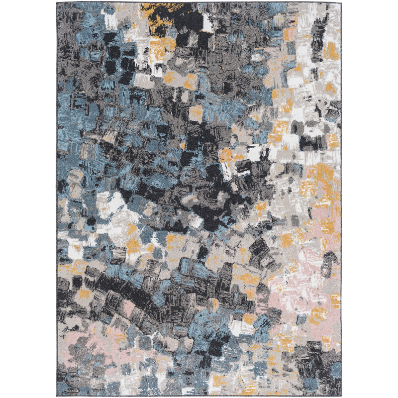Ashleigh Wool Abstract Indoor Rug, Rectangle 2' x 3'