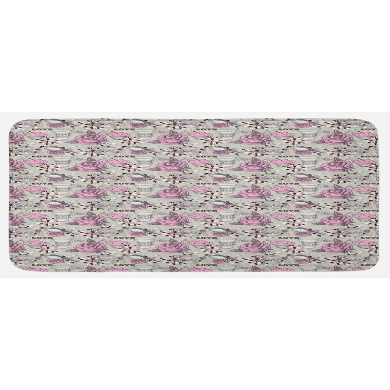 Cottage / Country Synthetic Kitchen Mat