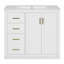 36-Inch Bathroom Vanity with Ceramic Sink, Durable Wood Frame, and Ample Storage for Modern Bathrooms-117193934
