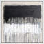 «Dripping Black & White Color Blocks», reproduction sur toile flottante-161676770-161676769