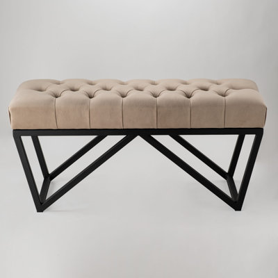 Etian Velvet Upholstered Bench