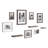 Helf Wood Beveled Picture Frame - Set of 10 with Mat-1694307696