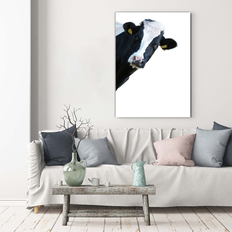 A Bred Cow - Wrapped Canvas Print