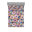 Rose et moutarde foncé / motif floral lilas