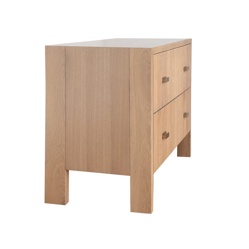 Andre Solid Wood End Table, Natural