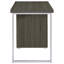 Bureau réversible à 3 tiroirs gris patiné-639390268