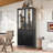 76.75'' Tall Display Cabinet With Glass Doors And LED Lights-1012189884