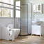 Paulette 48cm W x 58cm H x 48cm D Freestanding Bathroom Cabinet