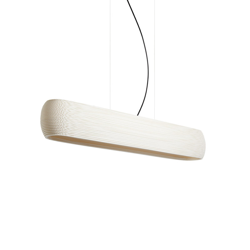Scraplights Linear Oliv Pendant, White