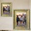 Cadre photo poli antique 3 pièces 8 "x 10" avec support de table et crochets muraux