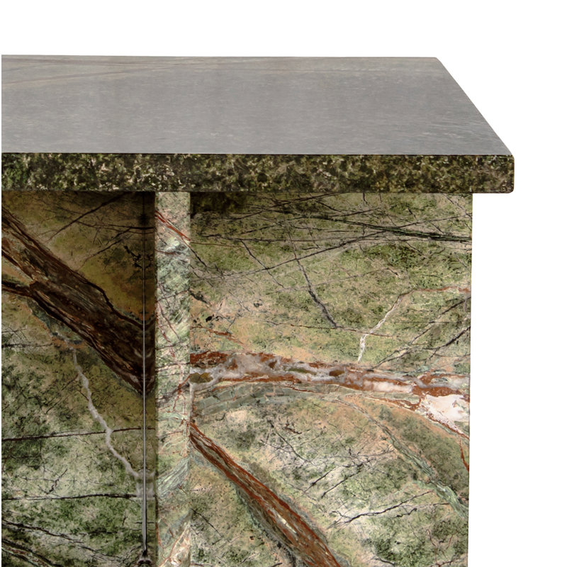 Blair Marble End Table, Green Marble