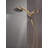 6-Setting PivotPro 3-in-1 Combination Shower Head with Hight Pressure ProClean Spray Brushed Gold-116423742