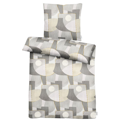 Cotton Geometric Shapes Duvet Cover Set with Pillowcases