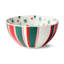 Ensemble de 6 bols tout usage Holiday de 6 po - Six bols de Noël assortis de 28 onces, généreusement dimensionnés pour les desserts, les soupes, les collations et chaque utilisation festive quotidienne.