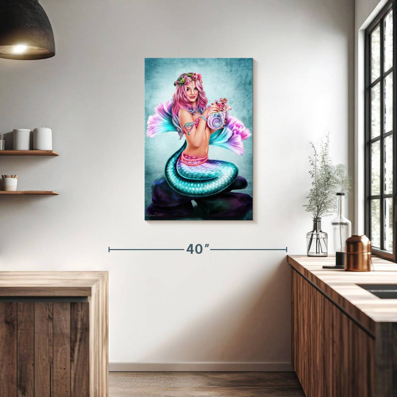 Fleurs de printemps Kelan Mermaid, H 36 po x l 24 po