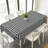 Checkered Tablecloth 152x220cm Rectangular Black-and-White Check Pattern Party Picnic Dinner Decorative Table Cover-1397779292