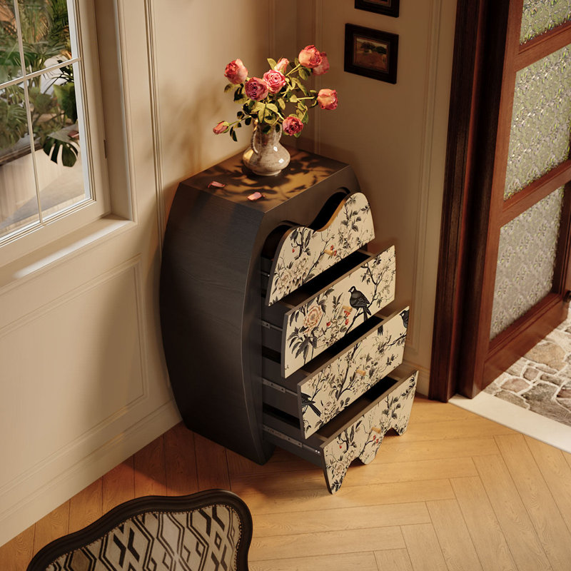 Commode à tiroirs Classical Floral