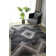 Corey-Leigh Shag Gray/White Area Rug