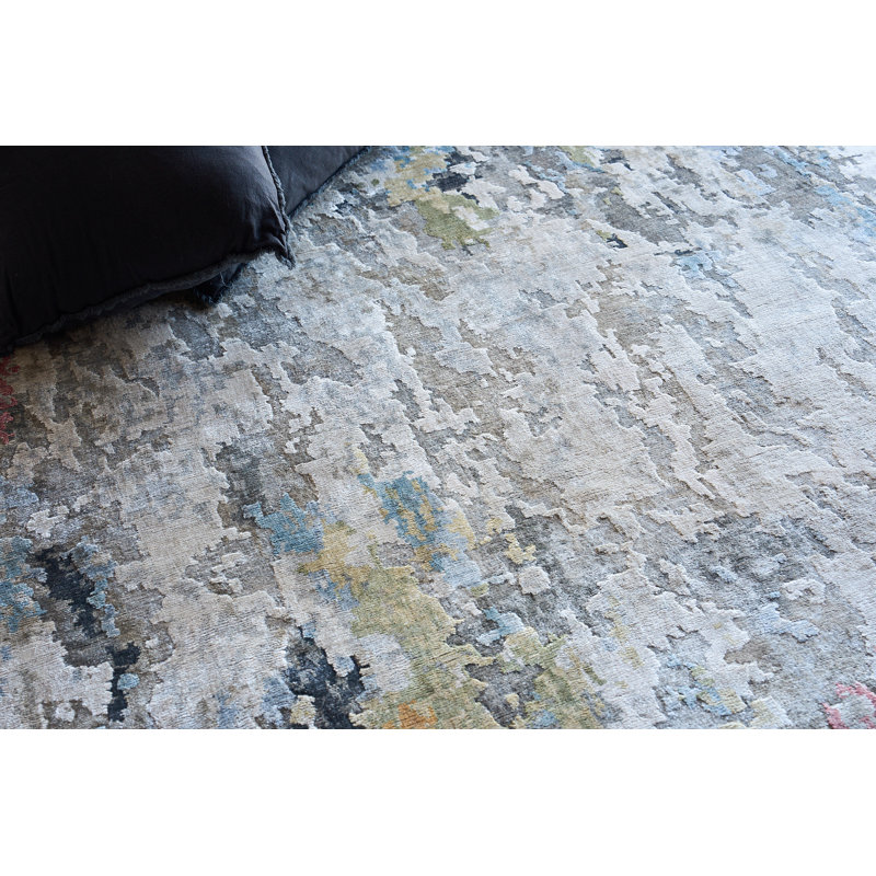 Floor Art Abstract Area Rug, Rectangle 4' x 6'