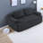 Compression Sofas with Storage, 67 Inch Chenille Modern Couch for Home