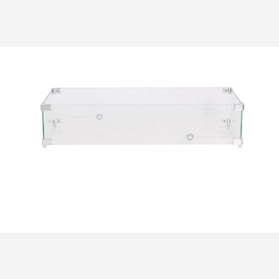 Foyer / table rectangulaire 29 "(verre)