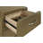 Rockhampton 2-drawer Nightstand Bedside Table Nutmeg