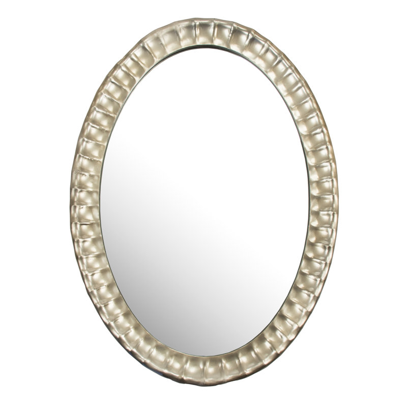 Perle Flat Metal Wall Mirror