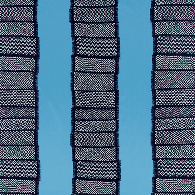 Tissu d'arcade royal de couleur Festival, Azure