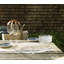 Sand Dollar Round Glass Platter